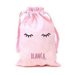 personlig rosa sovsäck för barnkammare