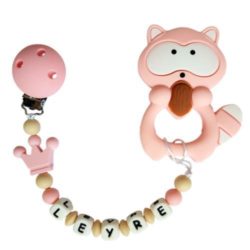 silicone pacifier holder crown