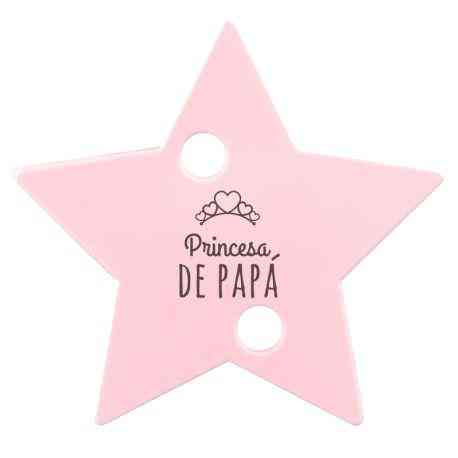 pink princess aunt pacifier chain