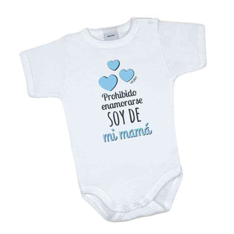 Body Mi Tía Body de bebé Unisex personalizado Azul 