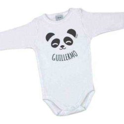 baby panda bodysuit