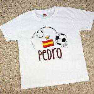 camiseta futbol personalizada niño