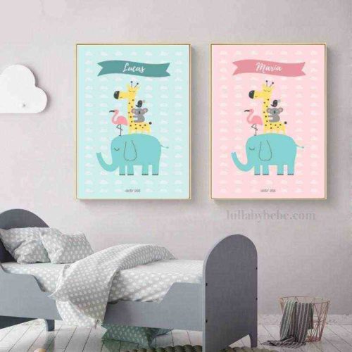 personalized animal decorative sheet