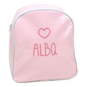 Mochila Personalizada Infantil Rosa Premium - Lullaby Bebe