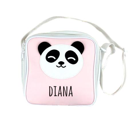 Bolsa Isotérmica Guardería Personalizada Panda Rosa - Lullaby Bebe