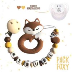Foxy fox pacifier holder