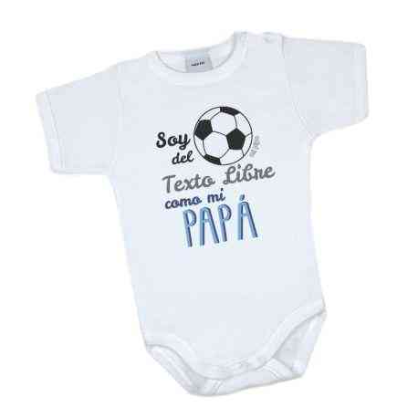  Body de bebé personalizado Futuro jugador de fútbol