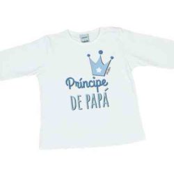 camiseta baby prince de papa