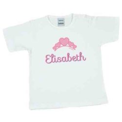 gepersonaliseerde babymeisje t-shirt