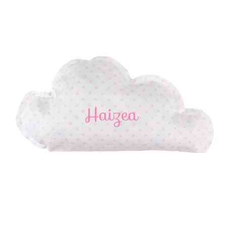 Coussin Pique Nuage Personnalise Etoiles Roses Lullaby Bebe