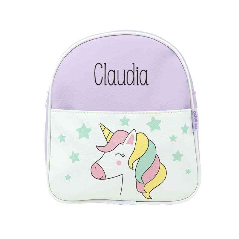 Mochila Personalizada Infantil Unicornio - Lullaby Bebe