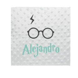 Manta Clásica Básica beige Harry Potter Escoba personalizada
